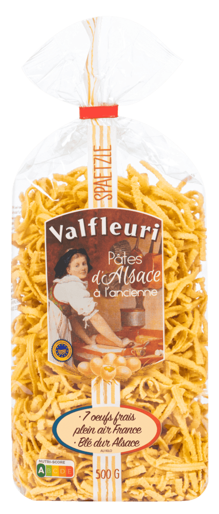 Image packshot pâtes alsace à l'ancienne Spaetzle