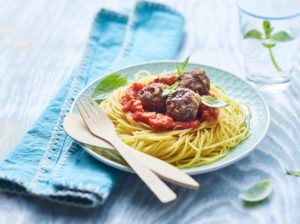 Spaghetti aux boulettes de viande